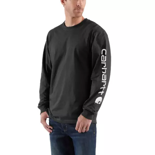 Men's Carhartt Loose Fit Heavyweight Long-Sleeve Graphic T-Shirt - Image 2