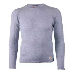 Men's Carhartt Base Force 100% Cotton Midweight Base Layer Crewneck Top