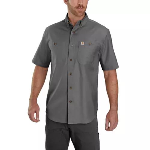 Men's Carhartt Rugged Flex Rigby Short Sleeve Work Shirt