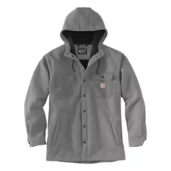 Carhartt Men's Rain Defender Relaxed Fit Heavyweight Hooded Shirt Jac