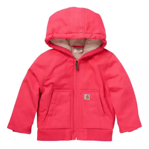 Baby Girls' Carhartt Front Zip Insulated Hooded Jacket - Image 2