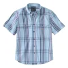Men's Carhartt Loose Fit Midweight Short-Sleeve Plaid Shirt