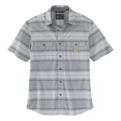 Men's Carhartt Rugged Flex® Relaxed Fit Lightweight Short-Sleeve Plaid Shirt