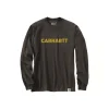 Men's Carhartt Loose Fit Heavyweight Logo Graphic Long-Sleeve Shirt