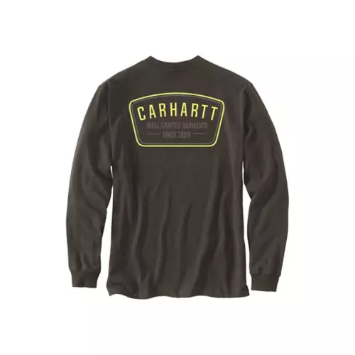 Men's Carhartt Relaxed Fit Heavyweight Pocket Crafted Graphic Long-Sleeve Shirt