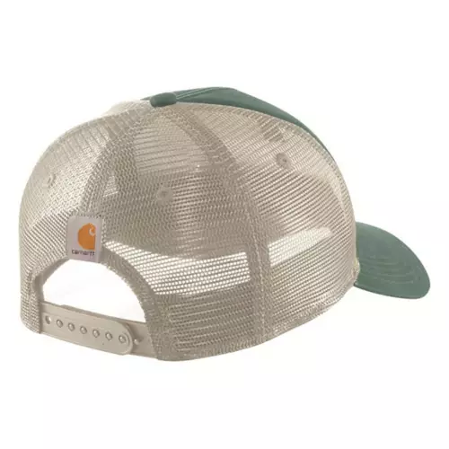 Adult Carhartt Canvas Mesh Back Crafted Patch Snapback Hat - Image 2