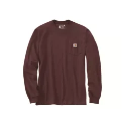 Men's Carhartt Loose Fit Heavyweight Long Sleeve Pocket Logo Graphic T-Shirt