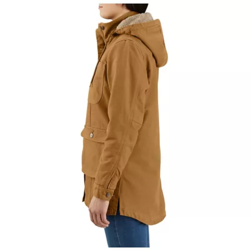 Women's Carhartt Loose Fit Washed Duck Jacket - Image 4