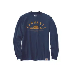 Men's Carhartt Relaxed Fit Heavyweight Long Sleeve Camper Graphic T-Shirt