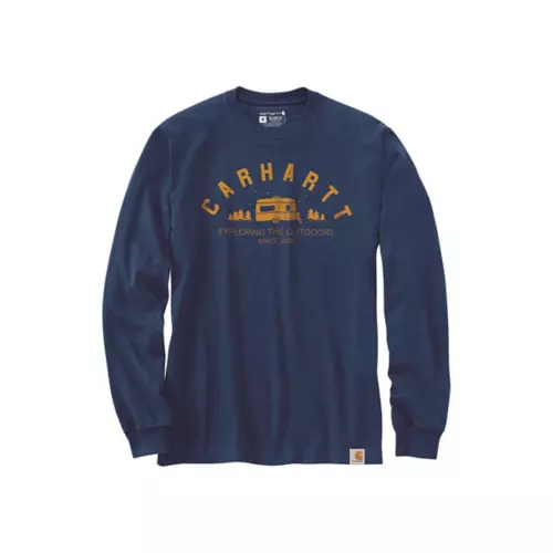 Men's Carhartt Relaxed Fit Heavyweight Long Sleeve Camper Graphic T-Shirt