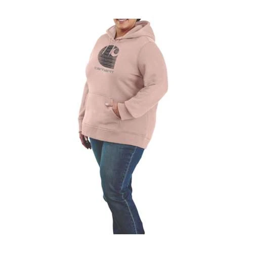 Women's Carhartt Rain Defender Midweight Graphic Hoodie - Image 3