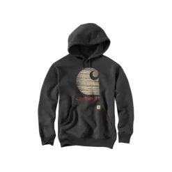 Men's Carhartt Rain Defender Loose Fit Midweight C Logo Graphic Hoodie