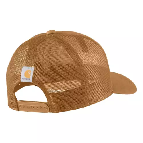 Adult Carhartt Canvas Mesh-Back Outdoors Patch Snapback Hat - Image 2