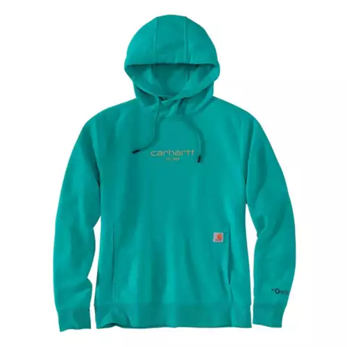 Women's Carhartt Force Relaxed Fit Lightweight Graphic Hoodie - Image 2