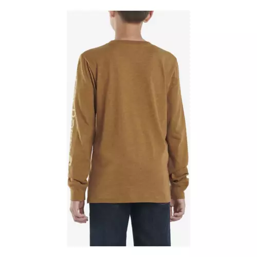 Boys' Carhartt Long-Sleeve 50th Logo T-Shirt - Image 4