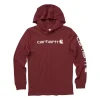 Boys' Carhartt Long Sleeve Hooded Graphic T-Shirt