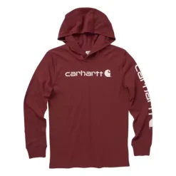 Boys' Carhartt Long Sleeve Hooded Graphic T-Shirt