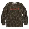 Boys' Carhartt Long Sleeve Crewneck Camo T-Shirt