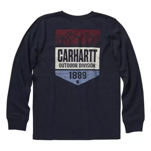 Boys' Carhartt Long-Sleeve Outdoor Division T-Shirt - Image 2