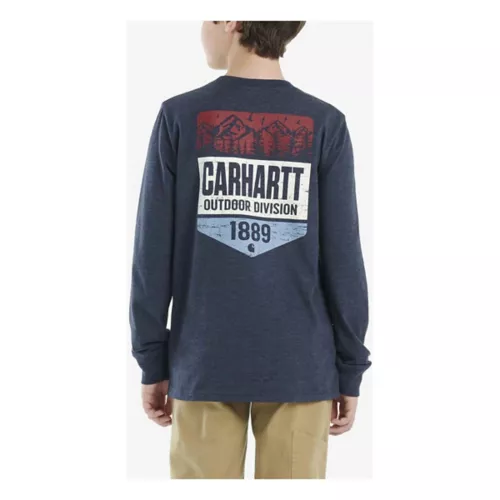 Boys' Carhartt Long-Sleeve Outdoor Division T-Shirt - Image 3