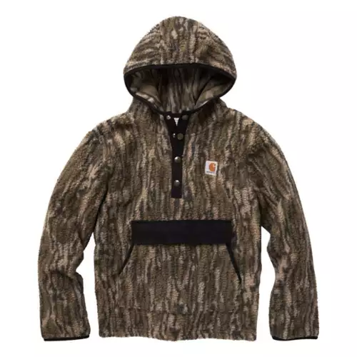 Kids' Carhartt Camo 1/2 Snap 1/4 Snap Hoodie