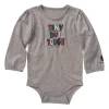 Baby Girls' Carhartt Long-Sleeve Tiny But Tough Onesie