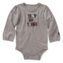 Baby Girls' Carhartt Long-Sleeve Tiny But Tough Onesie