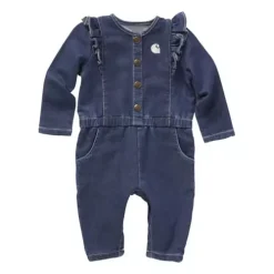 Baby Girls' Carhartt Denim Overalls