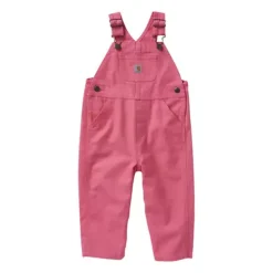 Toddler Girls' Carhartt Washed Canvas Bib Overalls