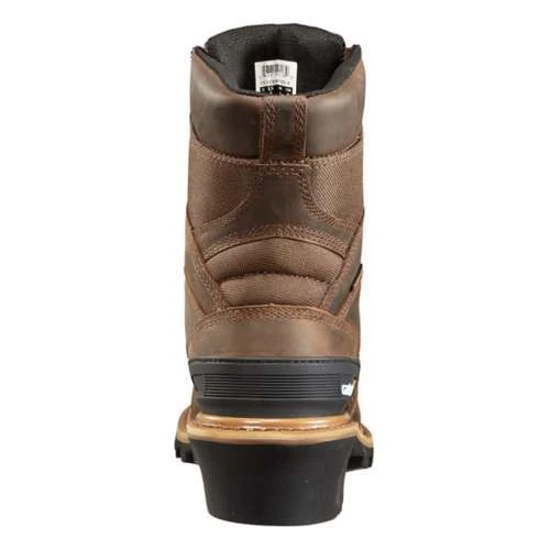 Men's Carhartt Logger 8" Composite Toe Waterproof Insulated Work Boots - Image 4