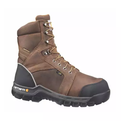 Men's Carhartt Rugged Flex 8" Met Guard Toe Composite Waterproof Work Boots