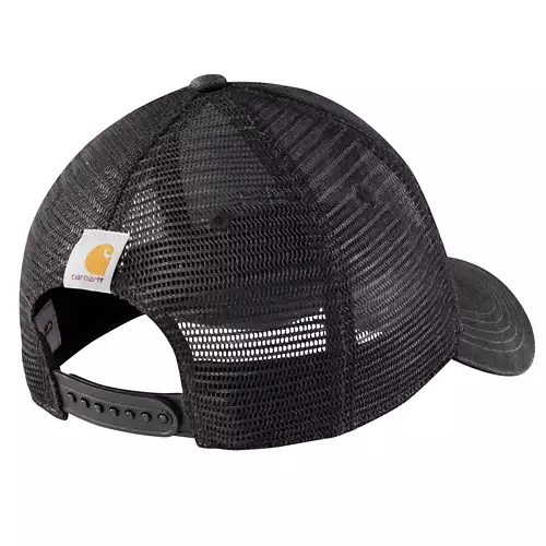Men's Carhartt Canvas Mesh-Back Logo Graphic Snapback Hat - Image 2